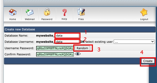 ติดตั้งฐานข้อมูลบน Phpmyadmin | supunkan