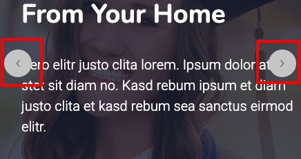 Banner Slider nav: Arrow buttons to go to the next or previous slide | supunkan
