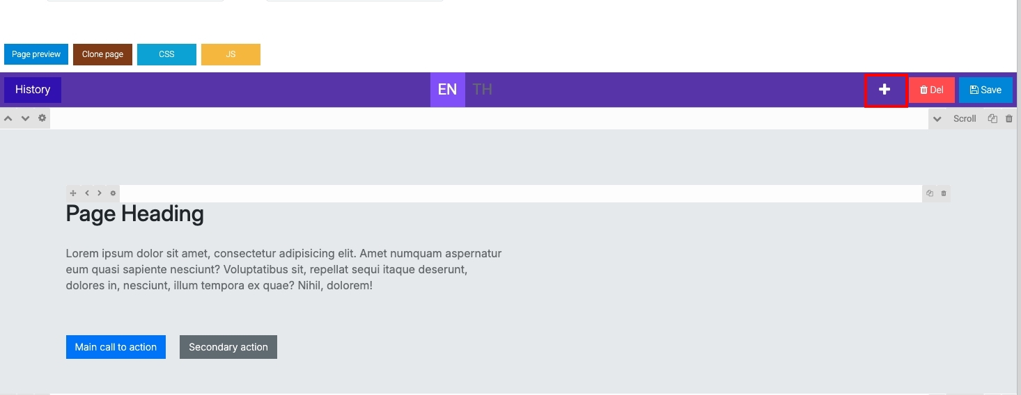 Use custom banners on various pages – click + | supunkan