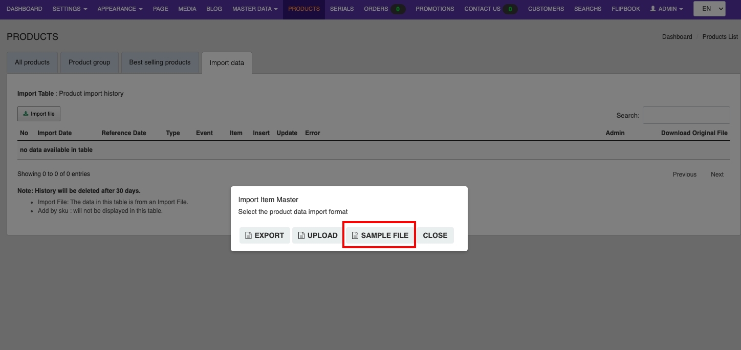 Upload Product | supunkan