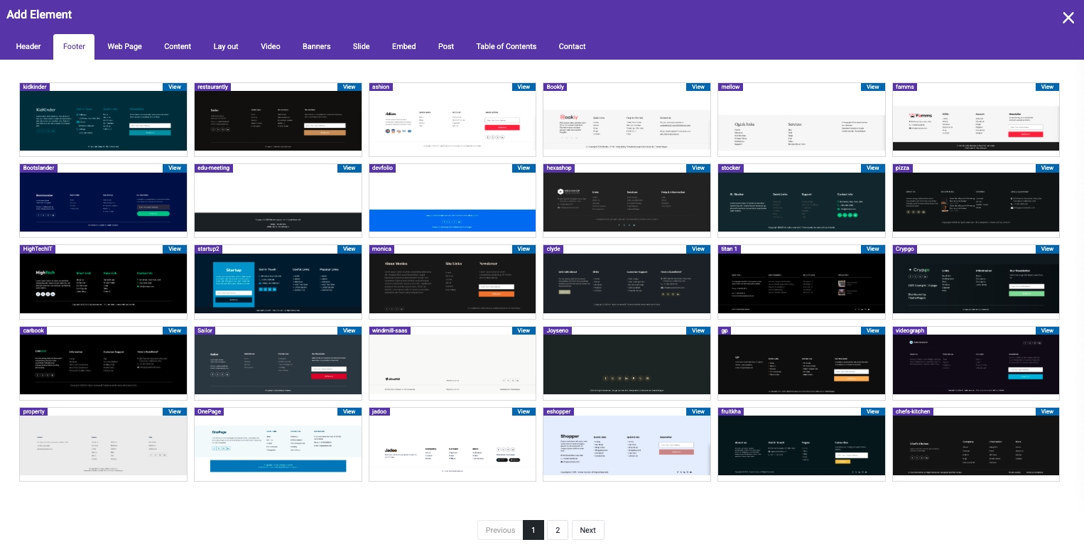 ตัวอย่าง Footer | supunkan