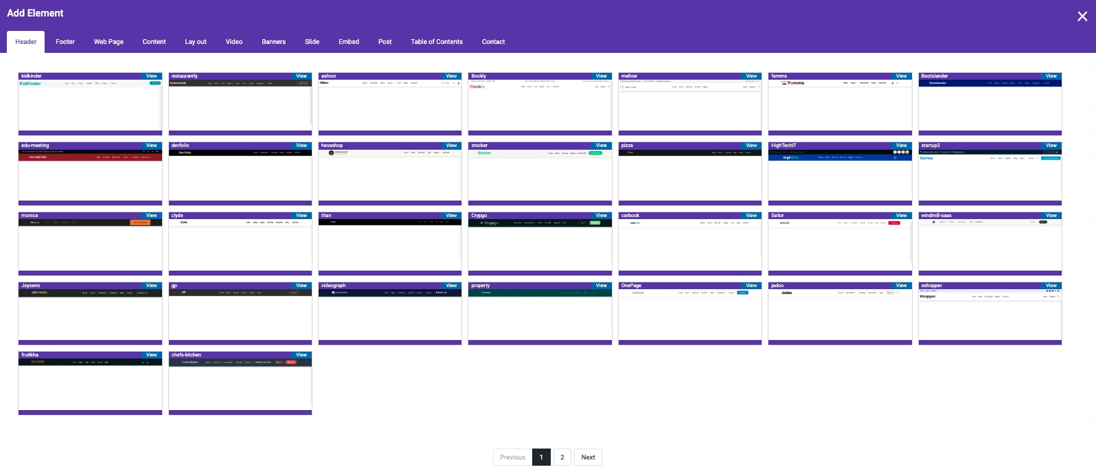 กดคลิกที่ Tab Header แล้วเลือก Header ที่คุณต้องการ | supunkan
